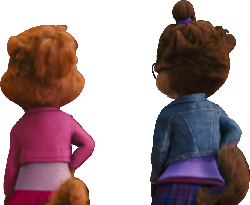 chipettes back backside jeanette brittany...