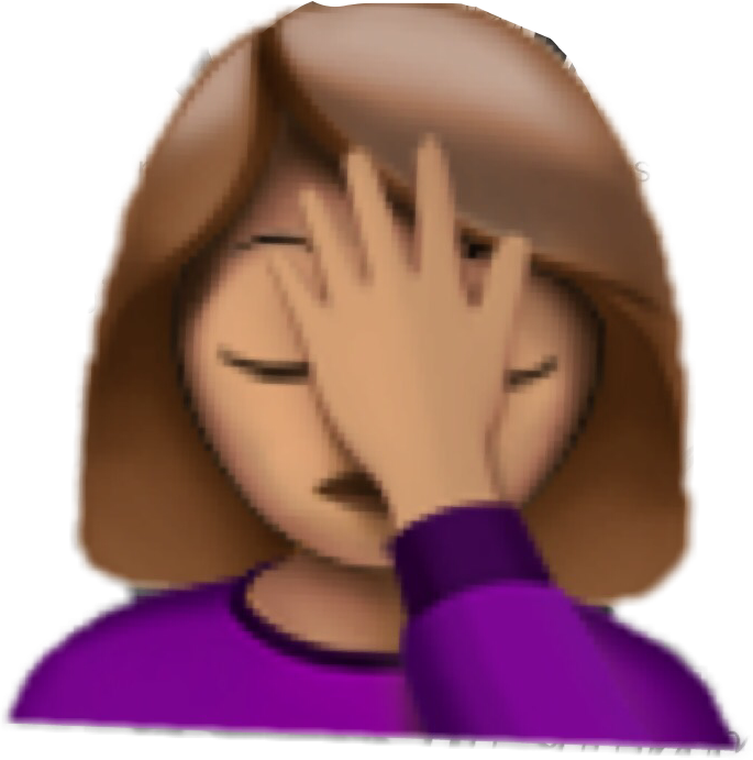 Emoji Facepalm Facepalmemoji Interesting Seriously Disa