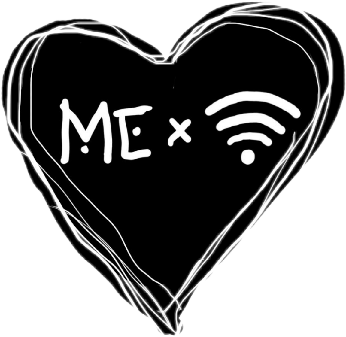 png edit overlay tumblr wifi love - Sticker by 🌙