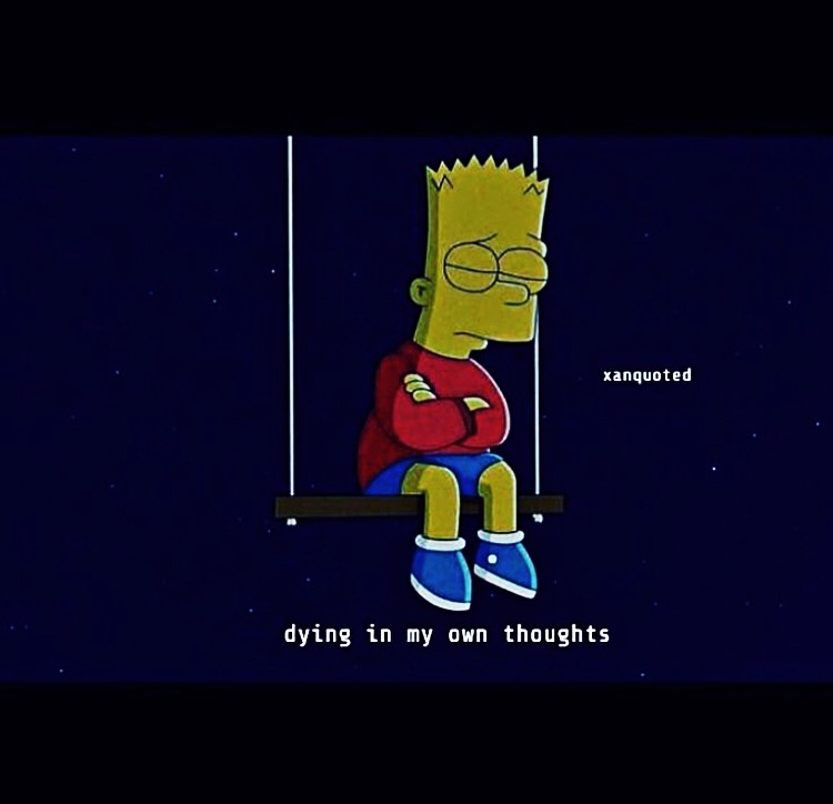Freetoedit Remixit Dying Sad Simpson Simpsons 