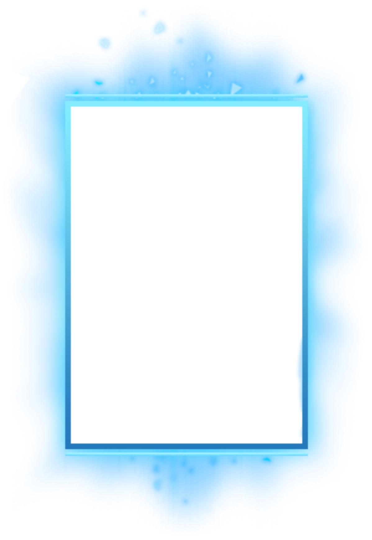 freetoedit frame blue rectangle transparent translucent...