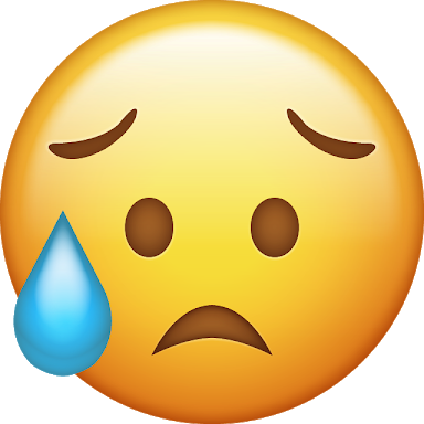 emoji sad triste preocupado worried freetoedit...