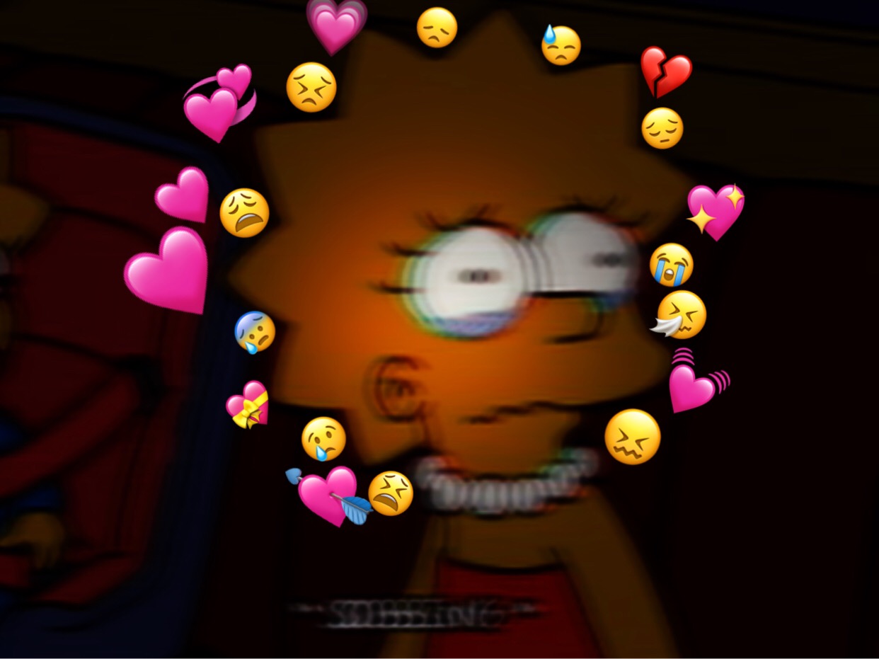 freetoedit emojis simpson simpsons sad cool aesthetics...