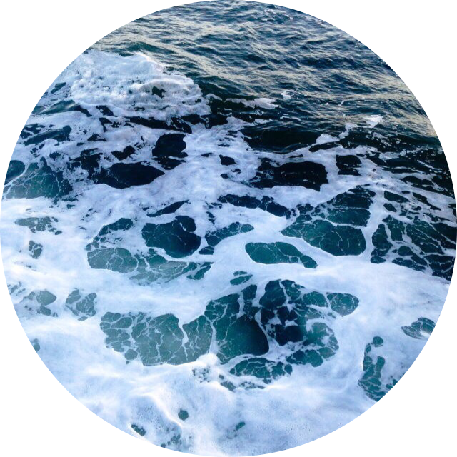 aesthetic icon circle blueaesthetic ocean transparent icons picsart ico island sticker iconbase waves adventure pngitem