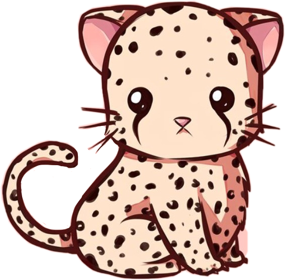 Cheetah Drawing Easy Cute How to Draw a Baby Cheetah, Baby Cheetah