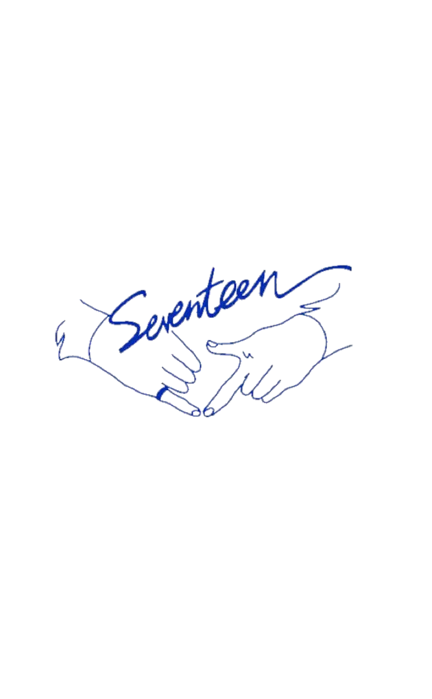 Seventeen Caratセブンティーンロゴ Sticker By 팝콘