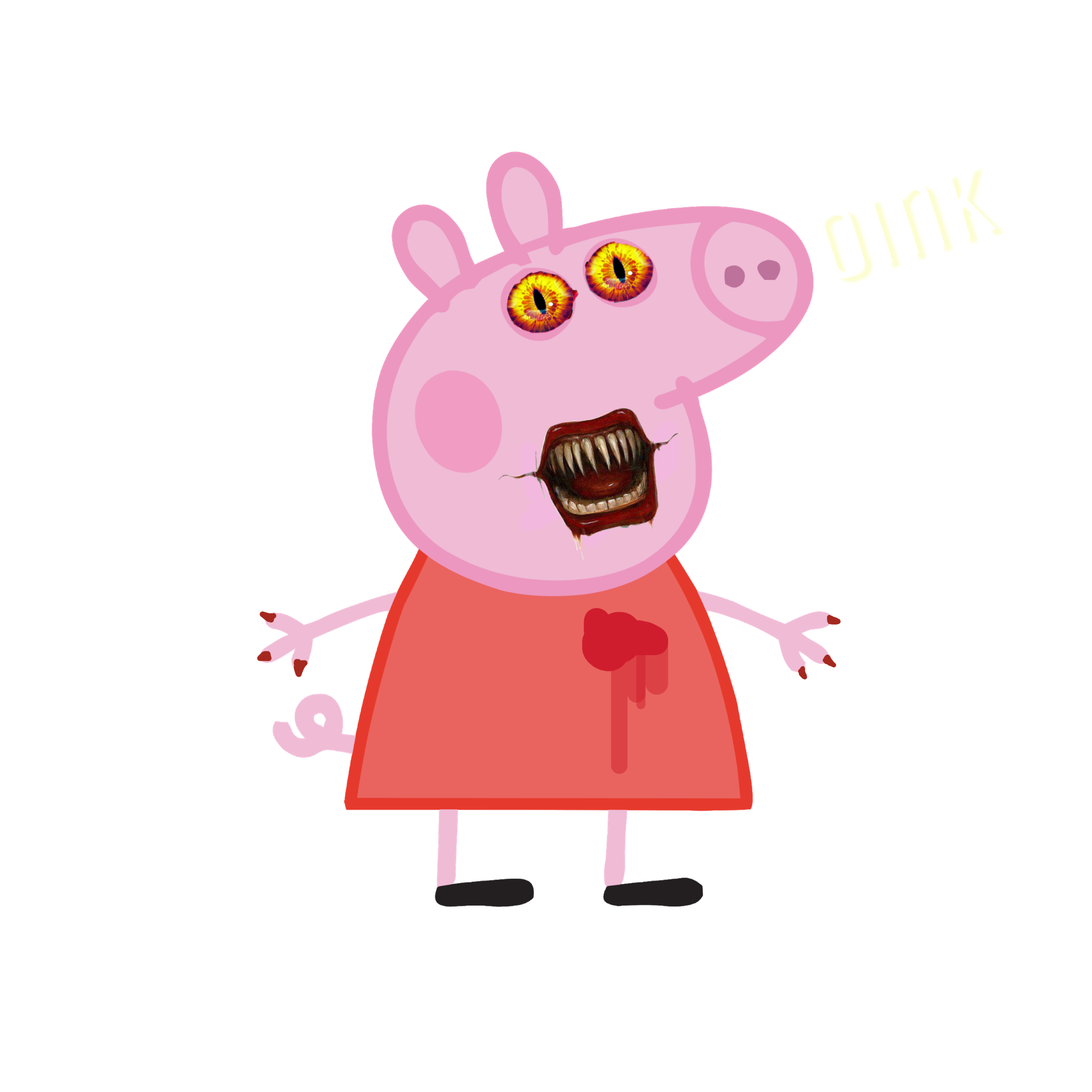 peppapig peppa evil poisonous scary freetoedit...