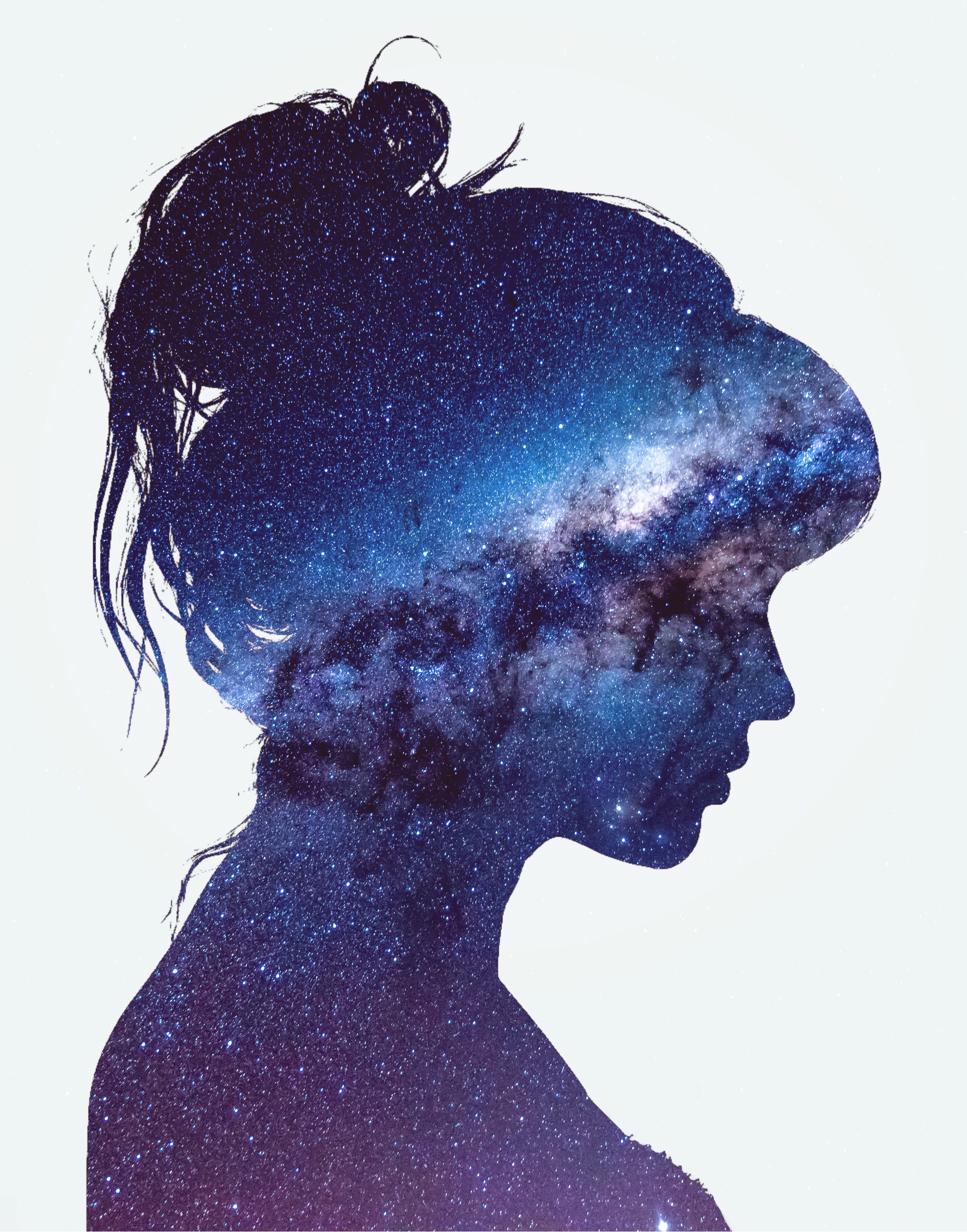 Девушка с космосом в голове
