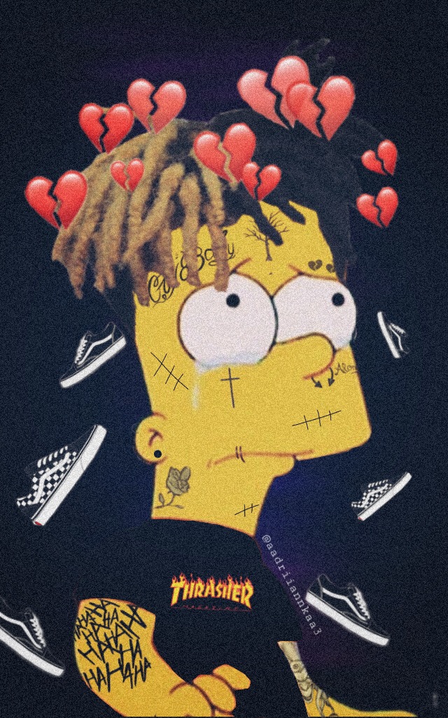 Heartbroken bart simpson 💔🖤bartsimpson simpsons sad...