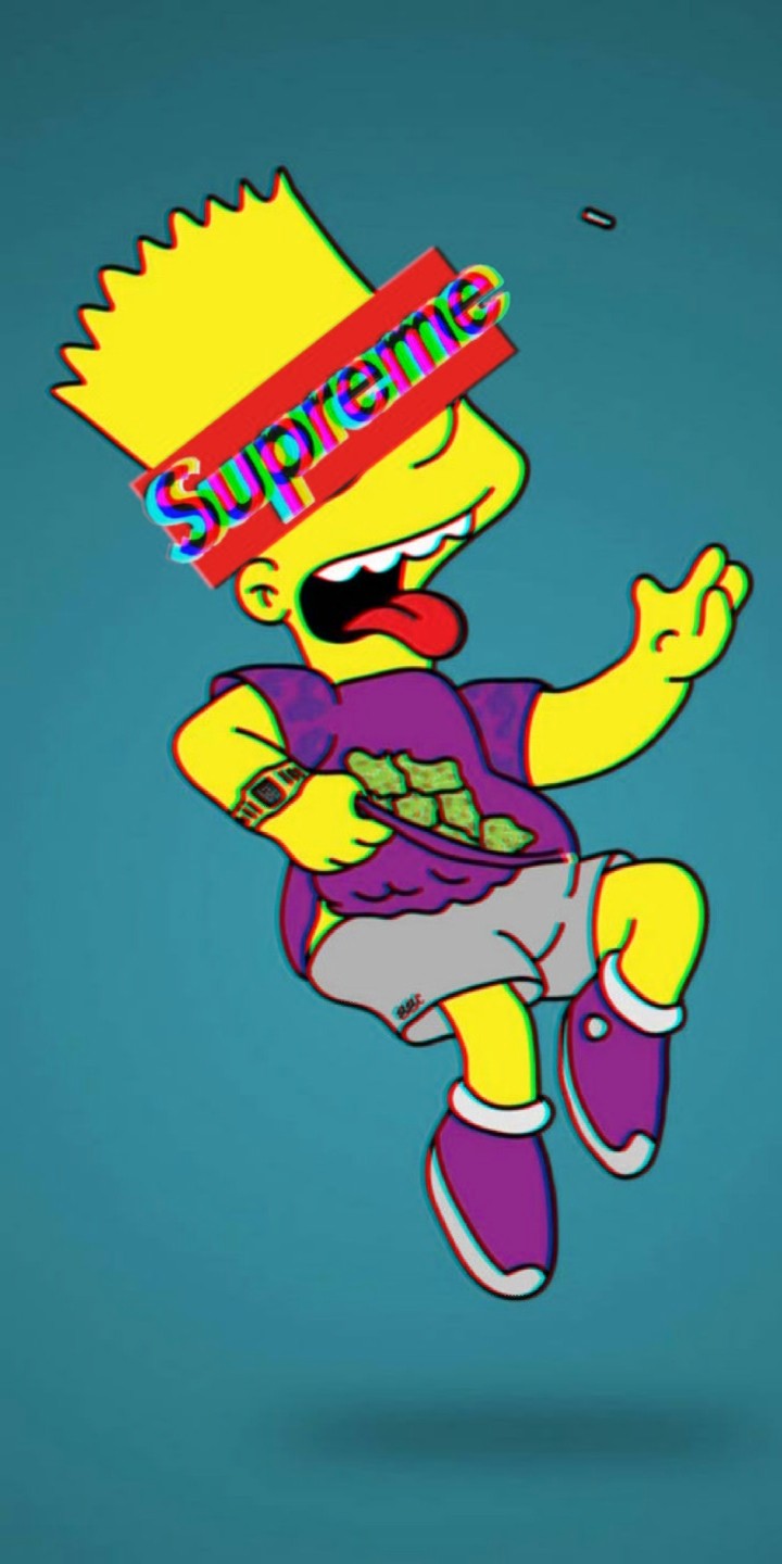 Bart Simpson Supreme WALPAPER freetoedit supreme simps...