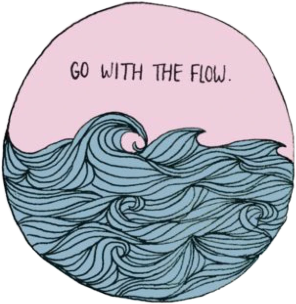 Wave Vsco Quote Aesthetic Sticker By Mayakate7