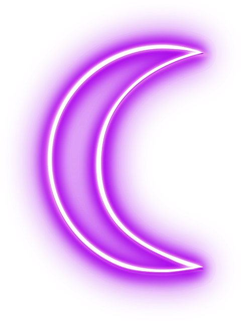 neon moon freetoedit - Sticker by PicsArt