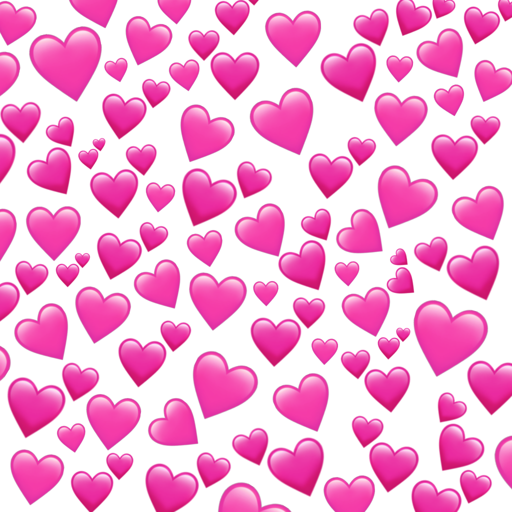 Pink Heart Emoji Wallpaper Sparkling Pink Heart Emoji Png