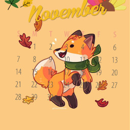fox fall fyppppppppppppppppppppppppppppppp novembercalendar2021 november