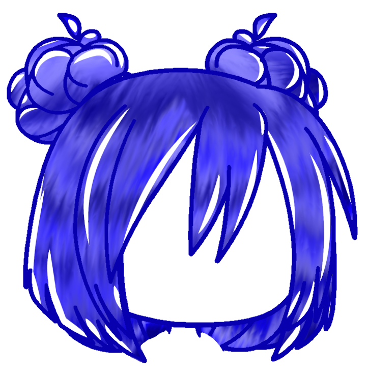 cabelo gacha png