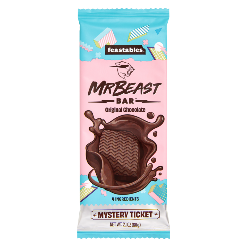 MrBeast holding MrBeast chocolate PNG Image