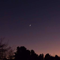 stars moon moonlovers newzealand sunrise silhouette freetoedit
