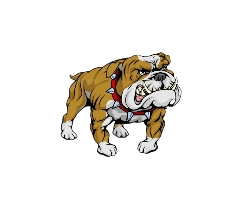 bulldog cartoon freetouse meandog sticker by @crysjpope