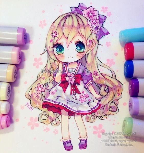 Chibi Anime Manga Fanart Kawaii Cute Animegirl Animeboy