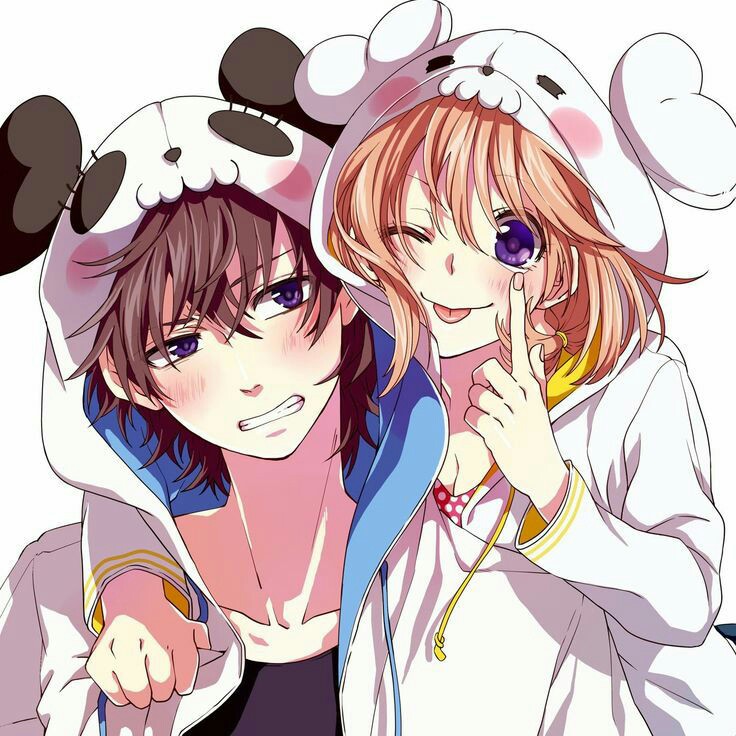 Anime Girl And Boy Couple