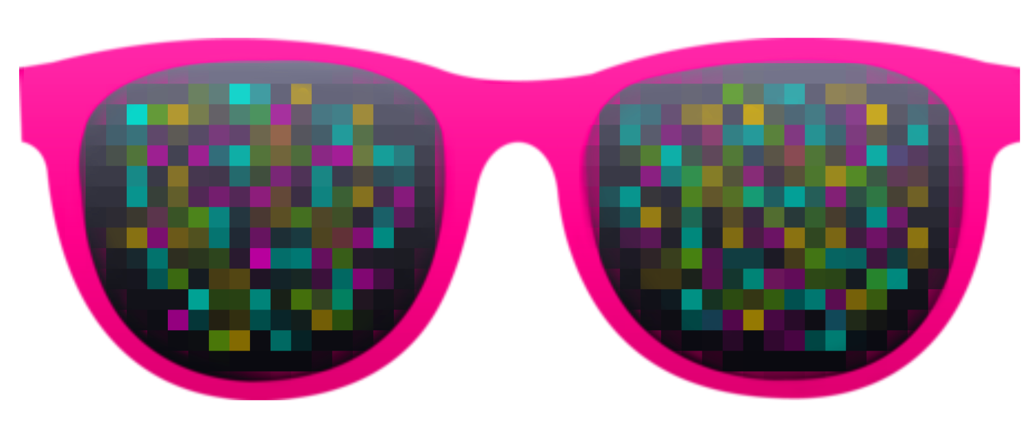 ftestickers pixel sunglasses ani sticker by billknox123
