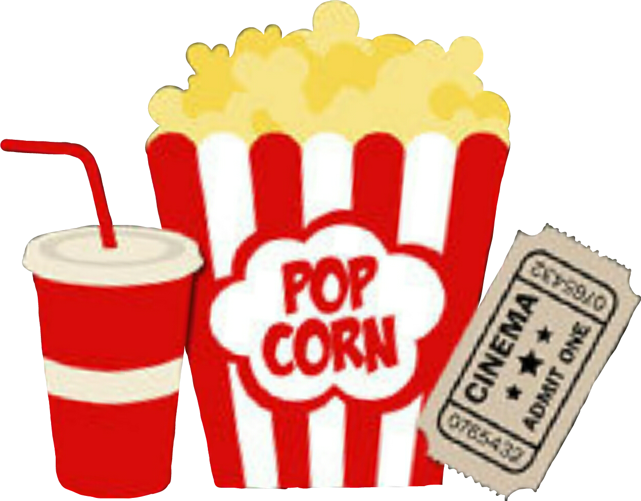 movies-ticket-popcorn-soda-sticker-by-annalivelovelaugh