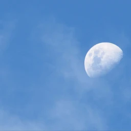 FreeToEdit moon moonshine sky day