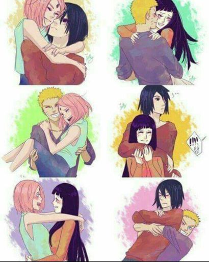 Narusaku Narusasu Naruhina Sasuhina By Uwu