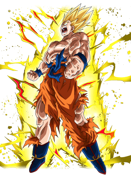 dragonball goku ssj freetoedit sticker by @maguhero5