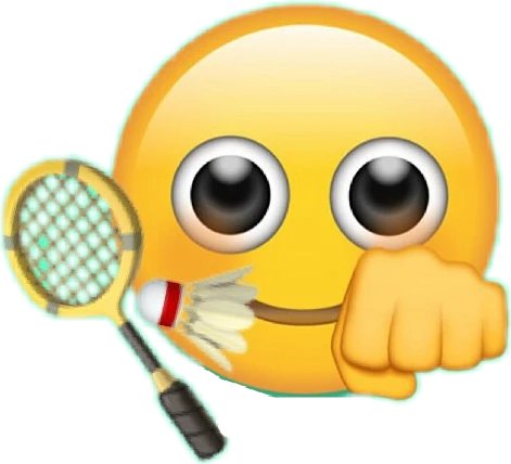 Badminton 顔文字 Sticker By Hinari Badminton 顔文字 Sticker By Hinari