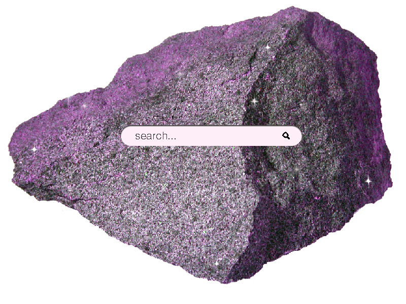 Purple rock