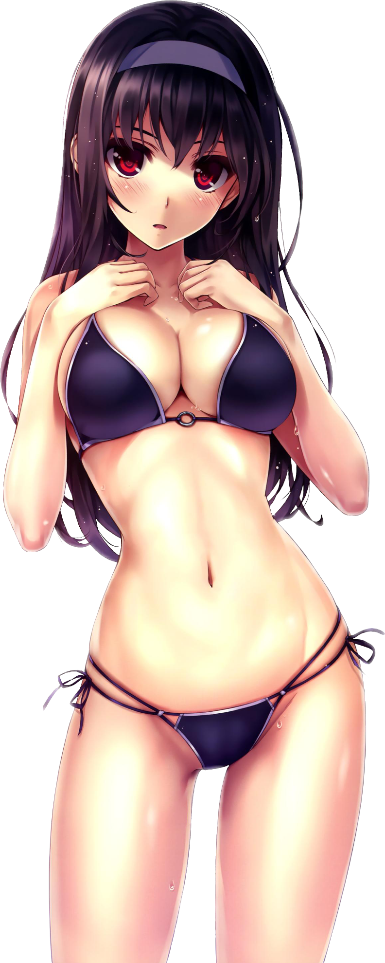 freetoedit anime girl bikini boobs sticker by acid_dainty