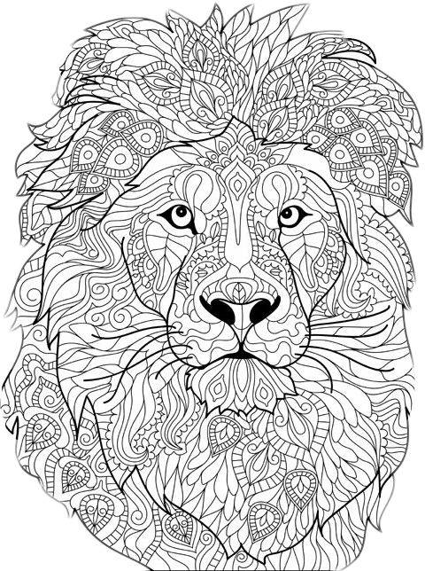 leon lion mandala mandalas mandalamania...