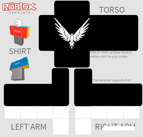 black pants roblox template