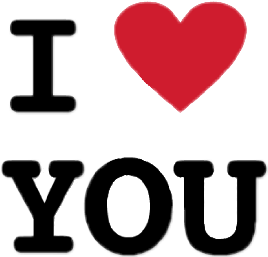 iloveyou black red letters ftestickers sticker by @emilly710