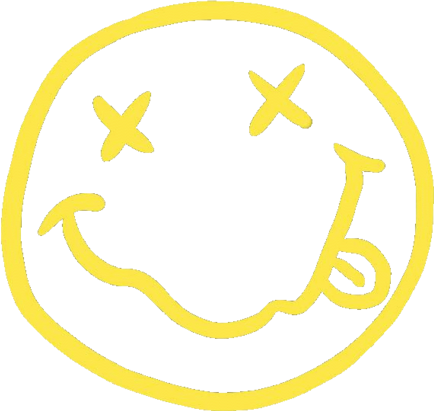 nirvana band smile smileyface emoji grunge aesthetic...
