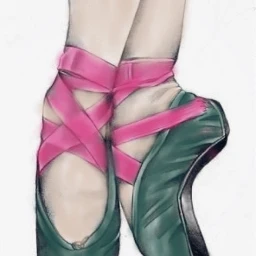 wdpballerina ballerina green pink legs freetoedit