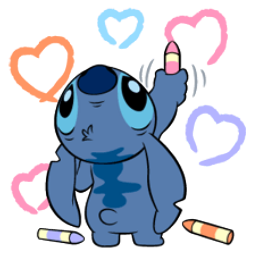 Stitch lilo&stitch liloandstich cute fanart kawaii disn...