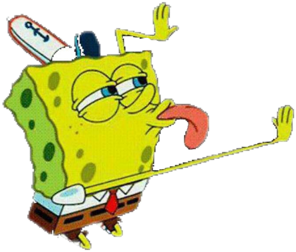 Spongebob Memes Licks Sticker By Tanya B