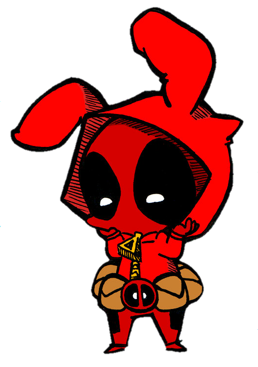 deadpool chibi DeadpoolChibi - Sticker by Evelyn A.O