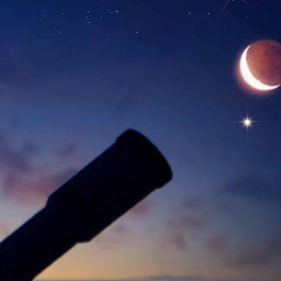 noite night lua moon eclipse eclipselunar ceu sky luna eclipsedalua luneta telescopio freetoedit