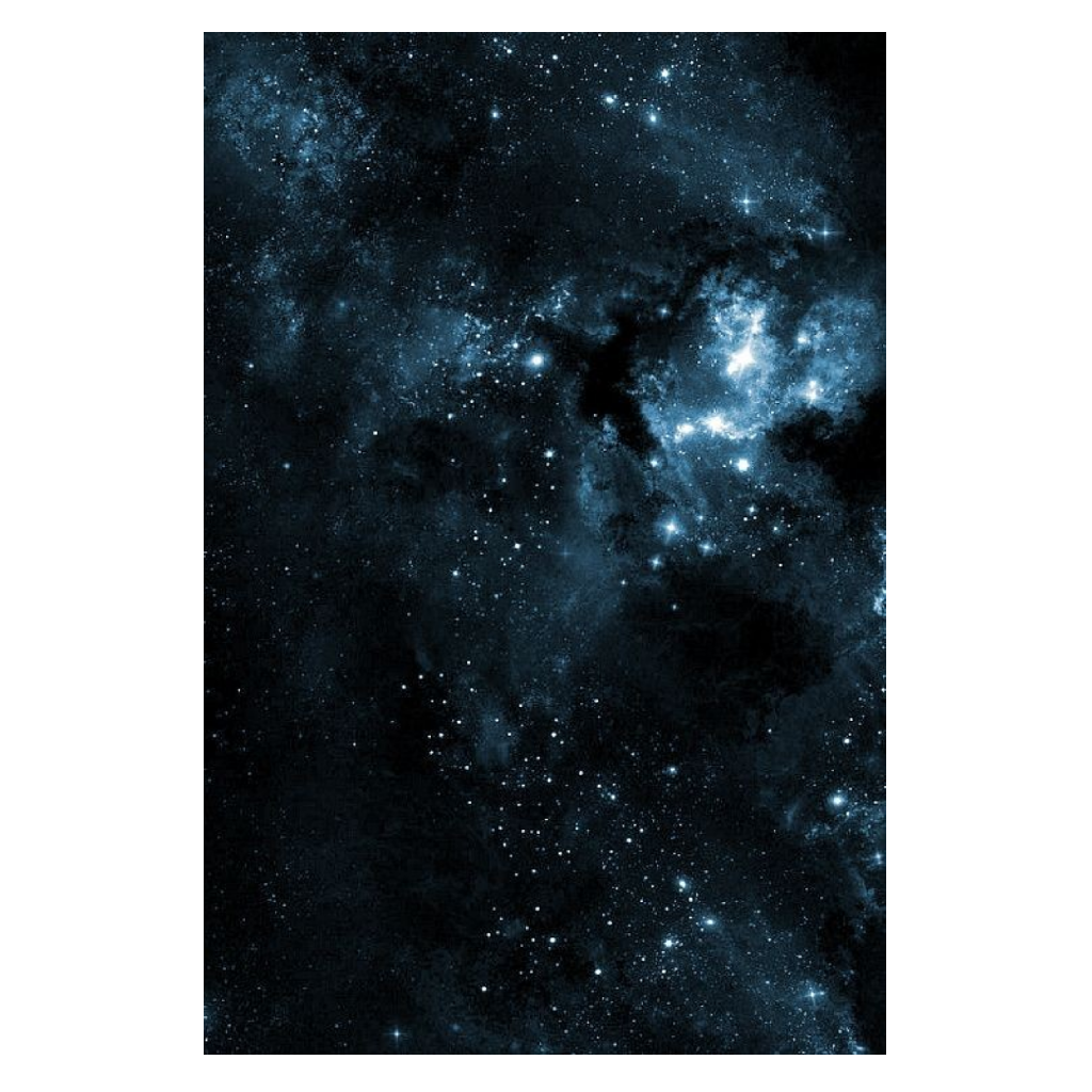 Galaxy Stars Effect Colors Sticker By Lamusa