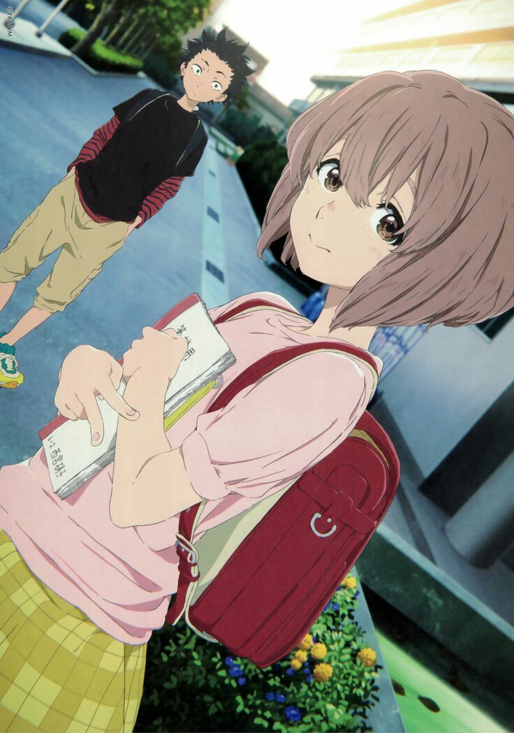 Anime Girl Boy Friends Schoollife Colorful