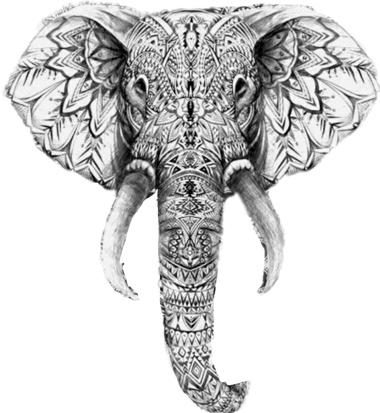 96+ Free Download Elephant Tattoo Png HD Tattoo Photos