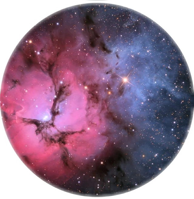 Galaxy Stars Effect Background Sticker By Lamusa