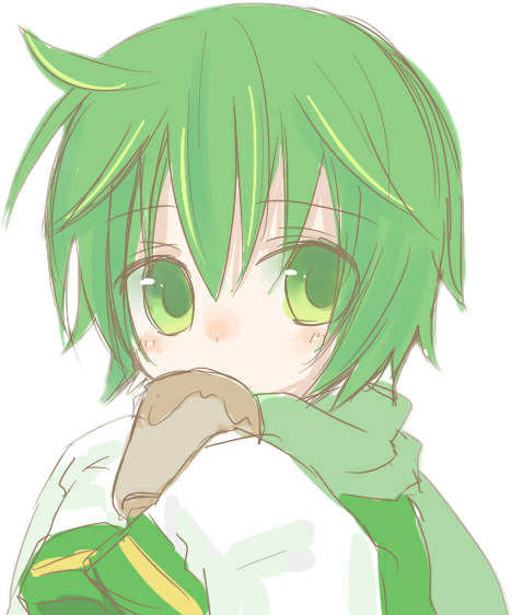 Anime Animeboy Irish Green Greeneyes Greenhair Shy
