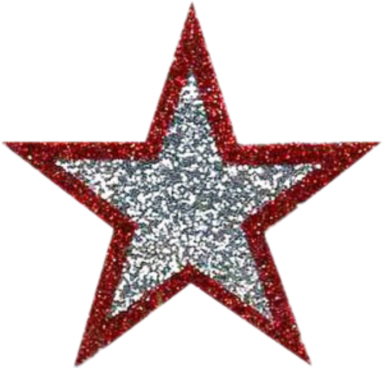 star estrella glitter brillos rojo sticker by @aikosegovia.