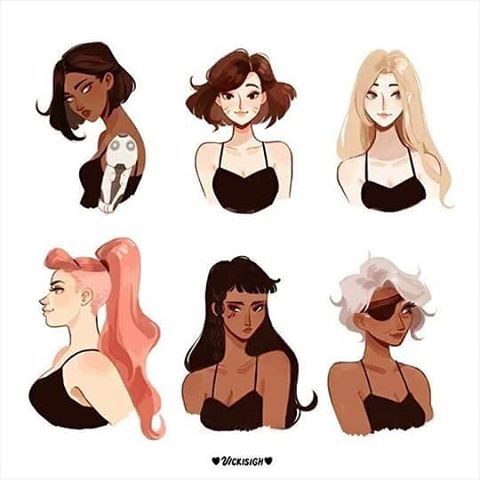 The Overwatch Girls But The Ones With Long Hair Have