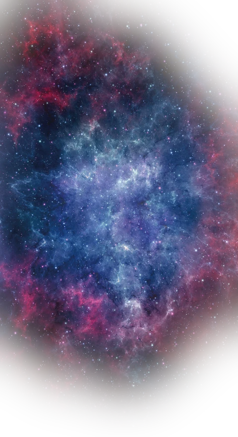 Space Purple Blue Galaxy Stars Sticker By Ash