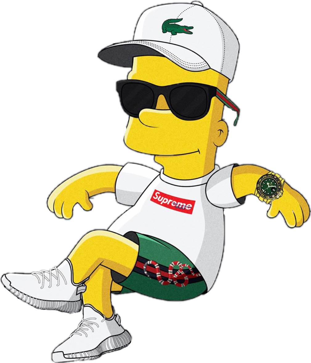 Bart Simpson Simpsons Supreme Love Kendrick Vintage Tra 